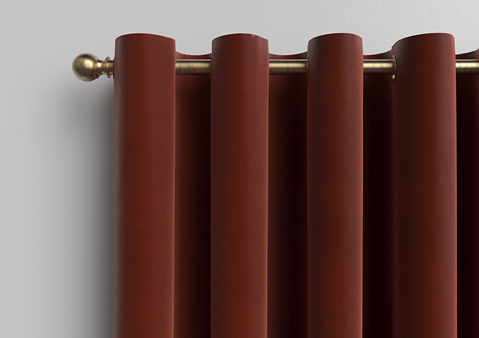Ultra Luxe Velvet, Burnt Brick - Made to Measure Curtains - Image 12